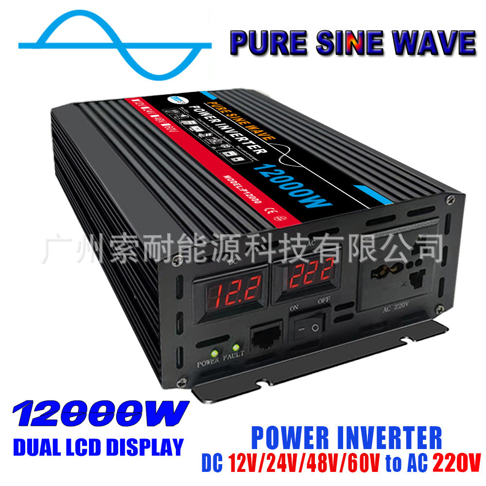 Automotive Pure Sine Wave Inverter2000W Converter Outdoor Power Supply12V24V48V60V Turn110V220V