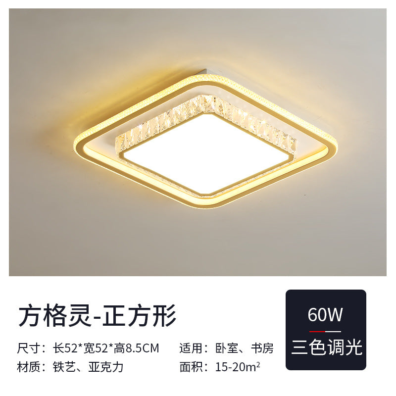 2025New Year's New Lamps Living Room Lamps Modern Simple Atmosphere Ceiling Lamps Light Luxury Crystal Lamps Restaurant Lamps Bedroom Lamps