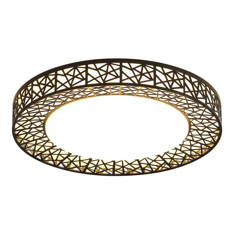 Lamp in the living room LED Ceiling Lamp2025Round Full Spectrum Bedroom Living Room Dining Room Lighting Bird's Nest Lamp Corridor