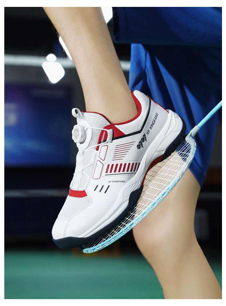New Large Size Breathable Cushioning Anti-Slip Sneakers Table Tennis Shoes Low-Top Men's Professional Training Badminton Shoes