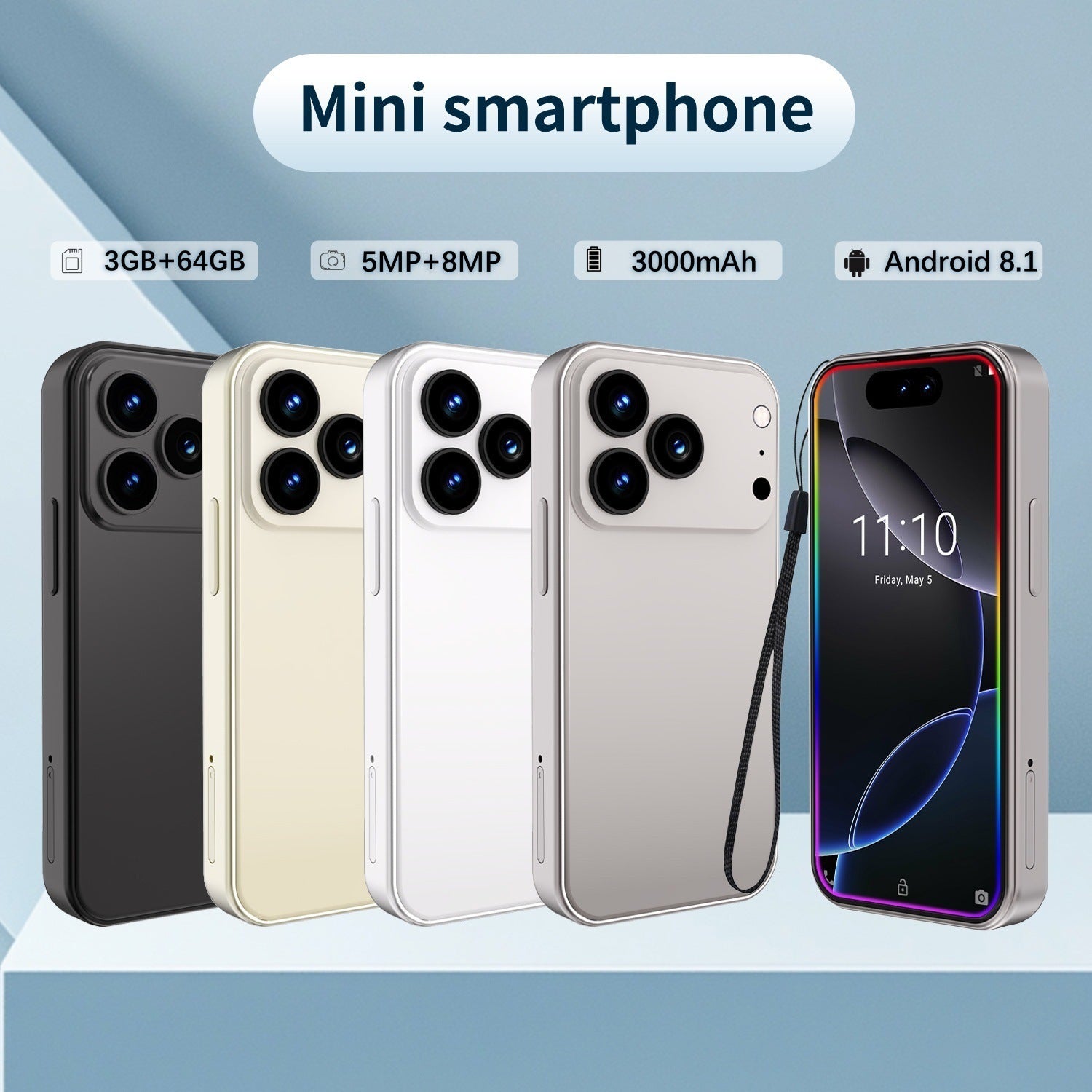 New MINI 17promax Mini Smartphone External Order4.04-inch Quad-Core Google Store Android