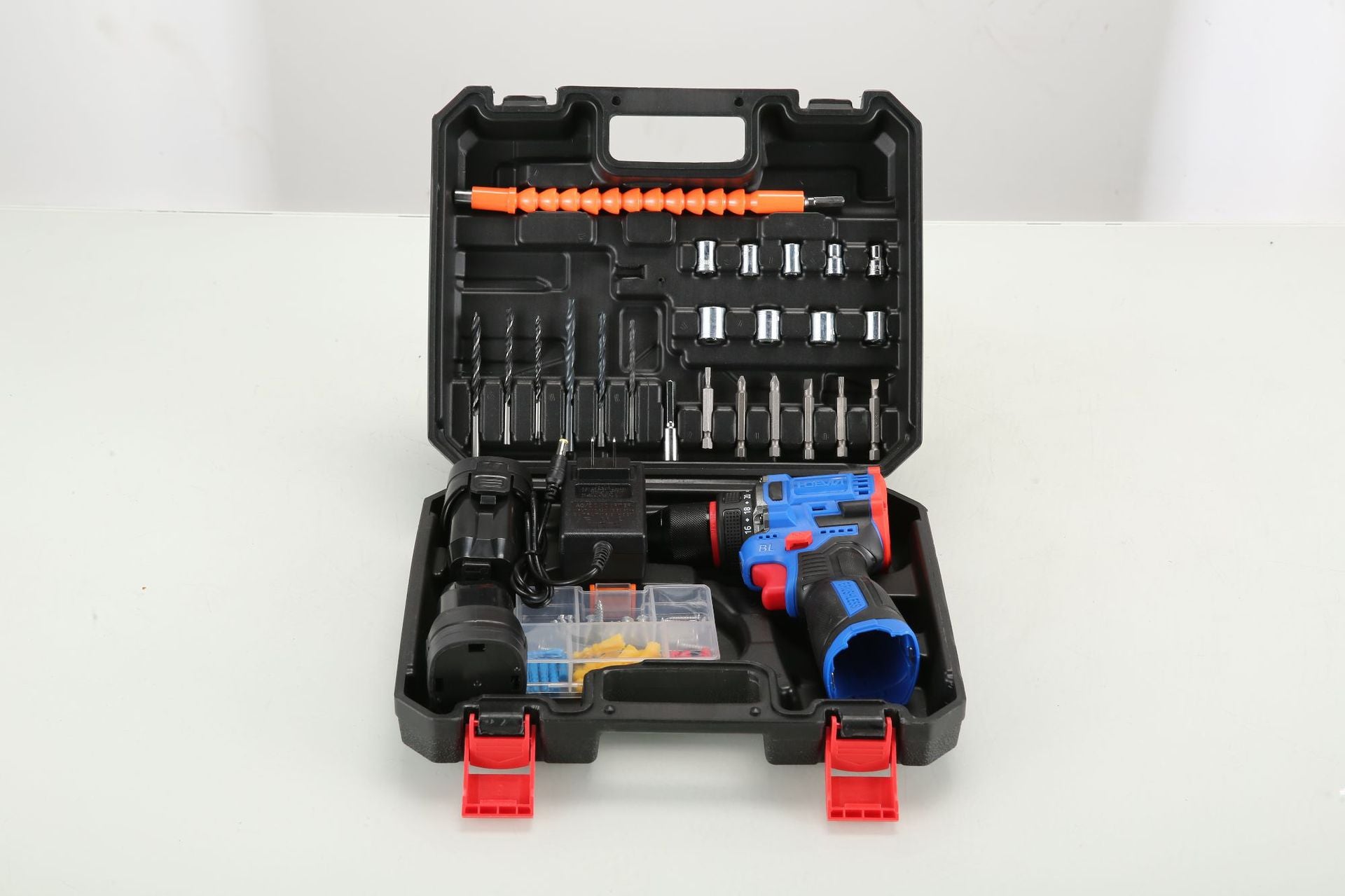 Amazon New Multifunctional Household Electric Screwdriver Set Hot-Selling Cordless Drill Rechargeable Lithium Drill