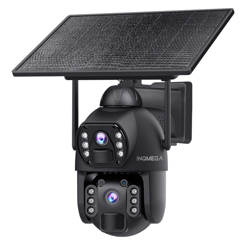 New Products from Manufacturers AOV Solar-powered Camera6MP High Definition Full Color Low Power Consumption4G Dual Camera Dual Screen