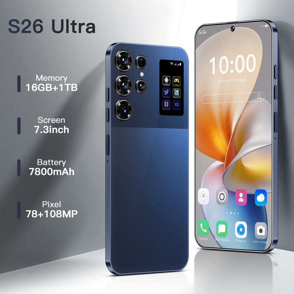 Hot selling product S26 Ultra Android Smartphone16+1T Factory Direct Sales Mobile Phones