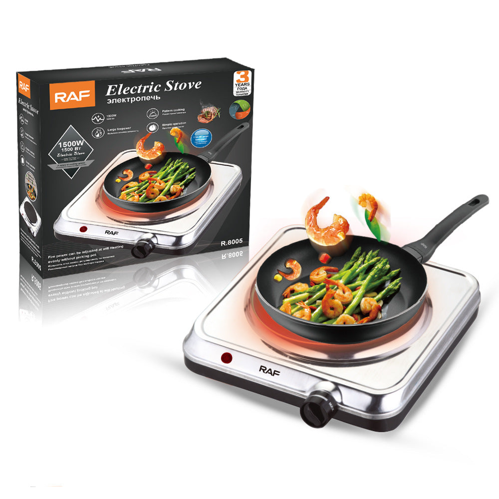 1500W Multifunctional Household Electric Stove Adjustable Temperature Electric Stove Portable Stove Mini Coffee Electric Stove