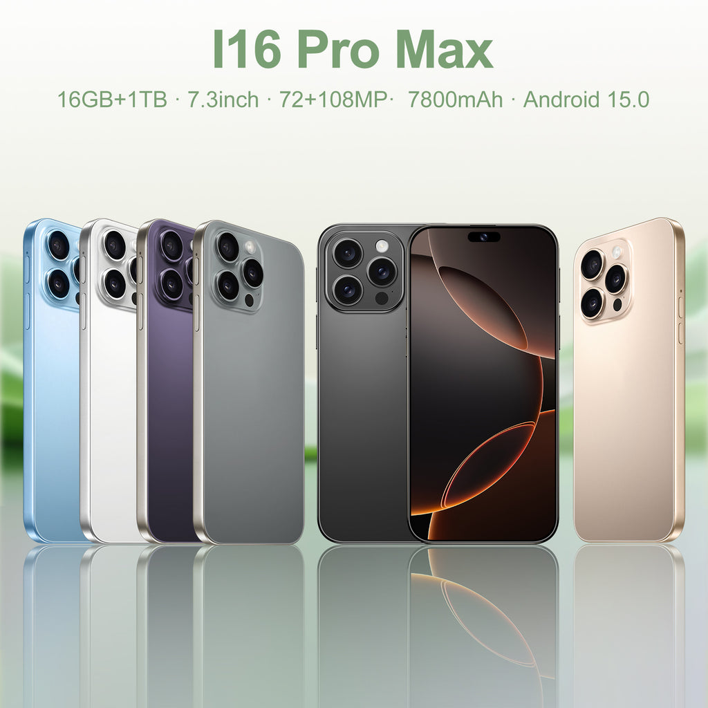 New model exclusive i16 Pro Max Intelligence5G Extra-large Screen Mobile Phone16+1T Overseas Version Direct Source Sale