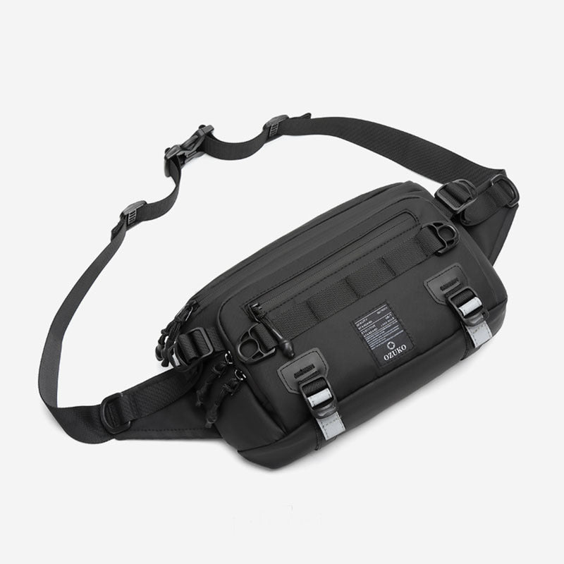 Men's Waist Bag Trendy Brand Crossbody Bag High-end Chest Bag Multi-functional Outdoor Portable Waterproof Men's Shoulder Bag