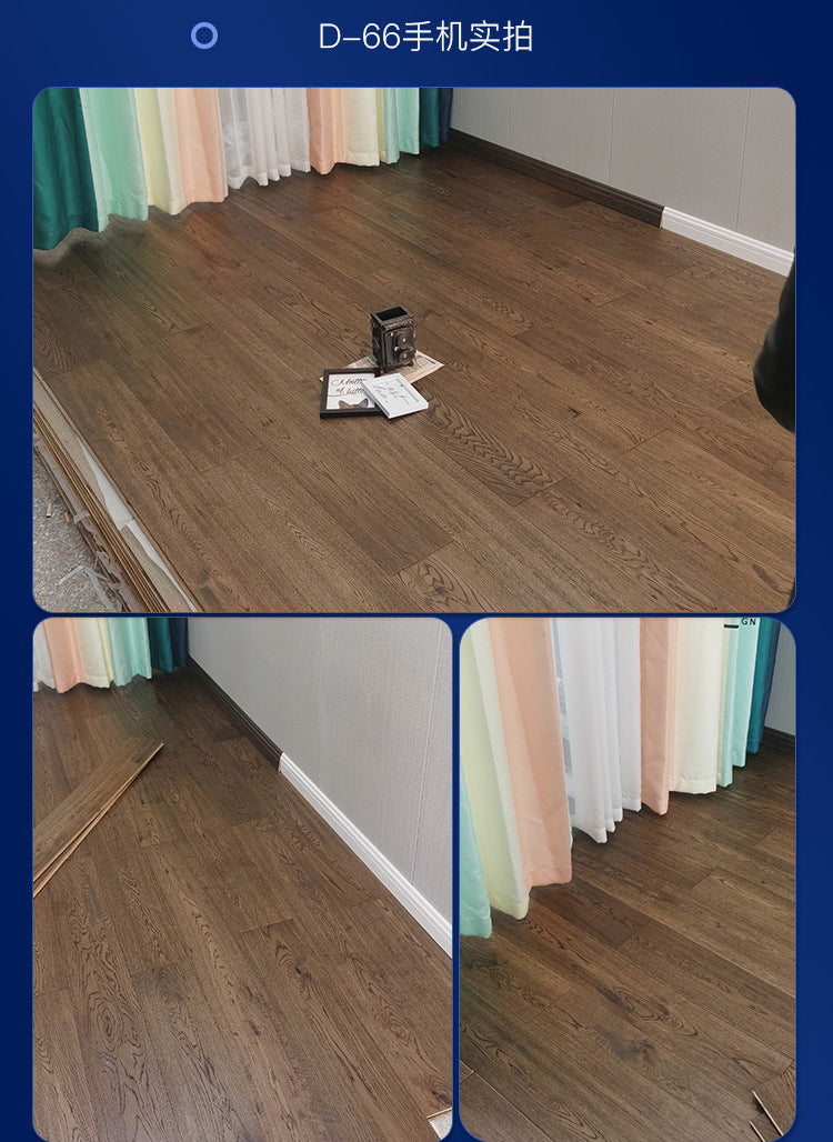 In stock wholesale Door-to-Door Installation Oak Multi-layer Small Knot Locking Solid Wood Flooring Eco-friendly Underfloor Heating Composite Flooring
