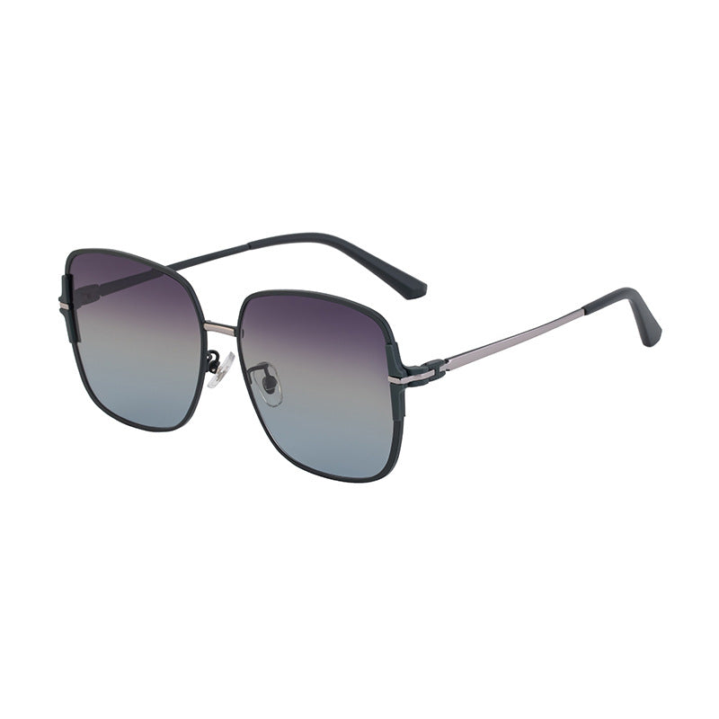 2025New European and American Fashion Square Frame Polarized Sunglasses for Women High-end Outdoor Sun Protection Sunglasses Wholesale