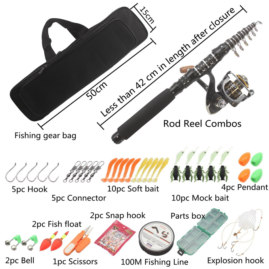 Ultra-short Ultra-hard Rock Fishing Rod Short Section Small Sea Rod Can Be Used FBA Overseas Warehouse Fishing Gear Set European and American Rods
