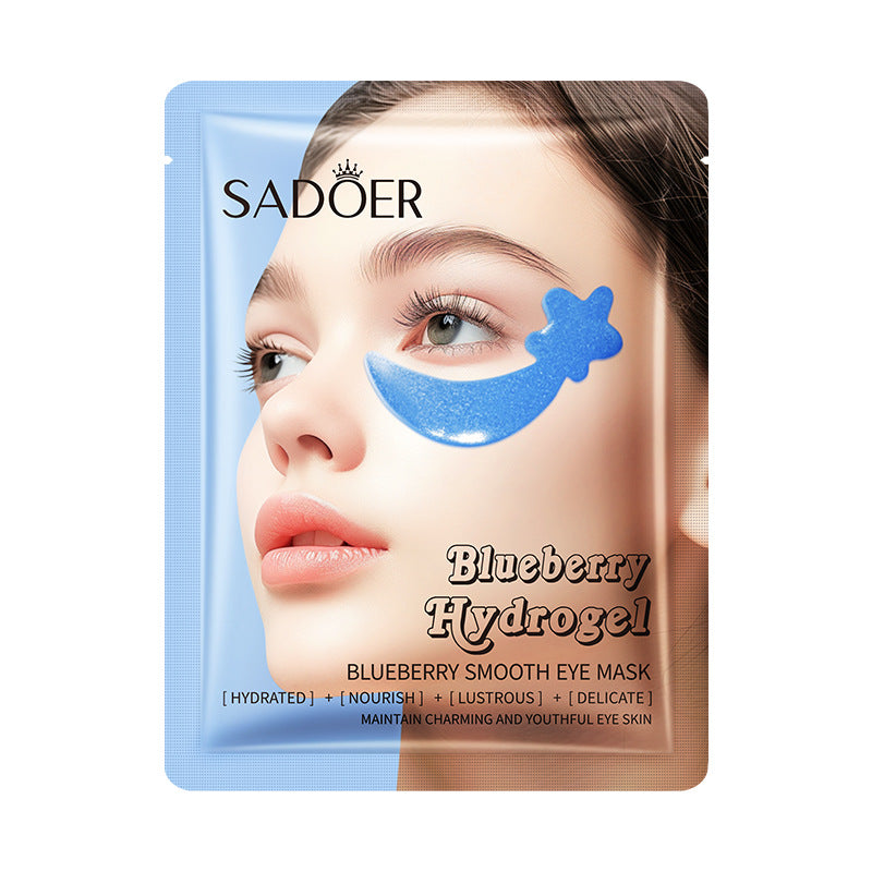 Blueberry Fruit Smooth Eye Mask SADOER Moisturizing and Nourishing Eye Mask Patches  Wholesale