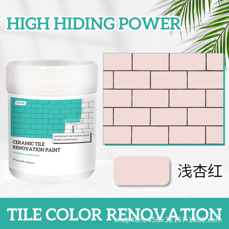 Tile Paint Bathroom Kitchen Floor Tiles Wall Tiles Marble Renovation Color Change Paint Wear-resistant Glass Color Change Paint