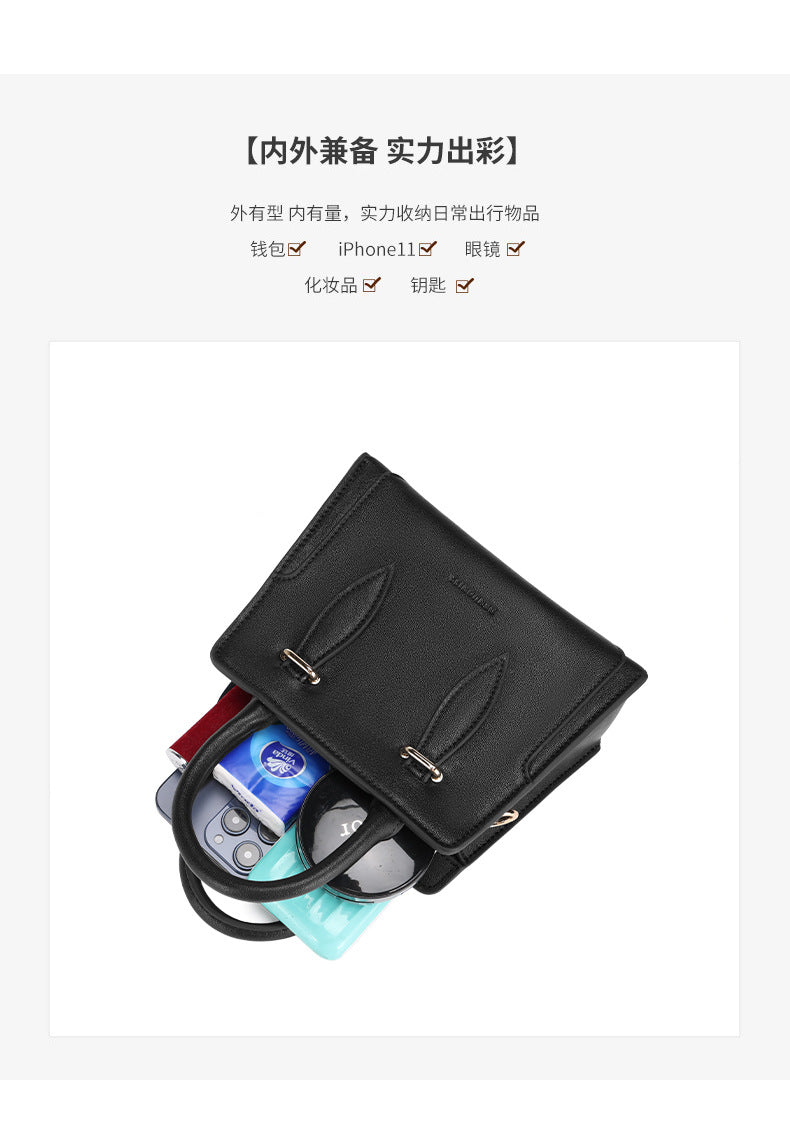 New Handbag for Women Fashionable Small Square Bag French Style Daily Light Luxury Niche Commuting Trendy Single Shoulder Crossbody Bag for Women