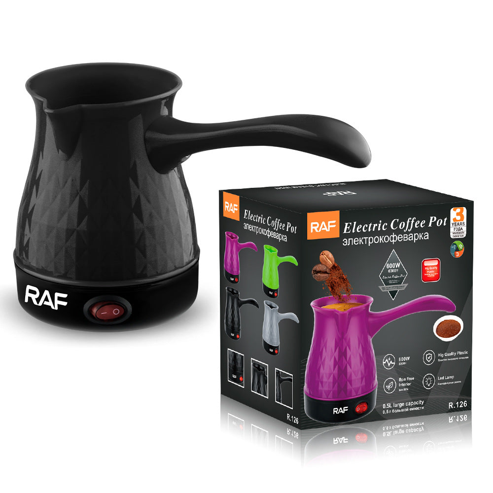 RA European Standard  Turkish Electric Coffee Kettle Small Capacity Mini Pour Over Double-Layer Stainless Steel Household Kettle