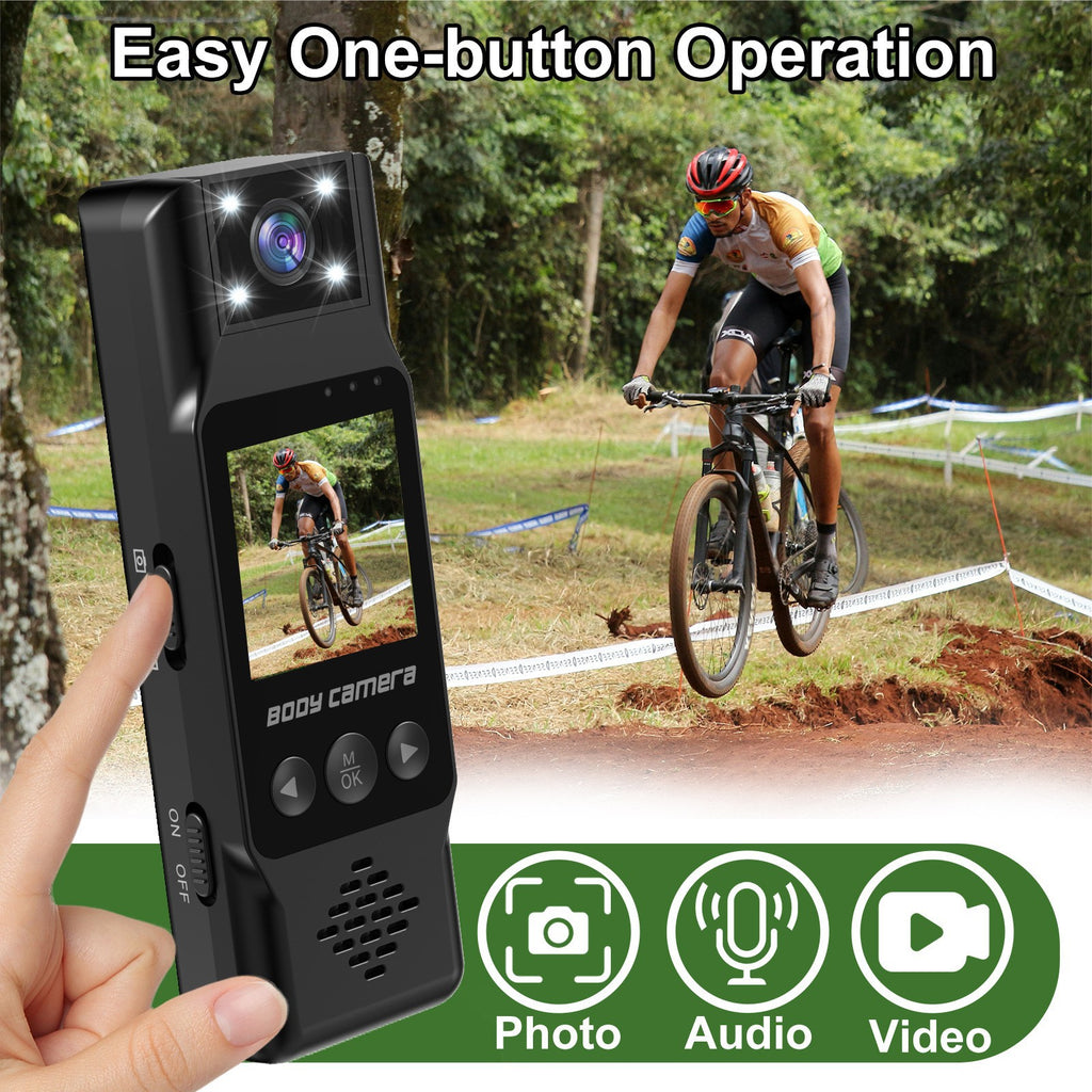 Hot-selling Law Enforcement Recorder Infrared Night Vision HD Camera Audio and Video Recording Clip-on Conference Record