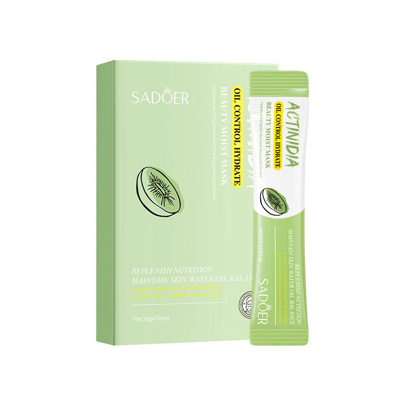 Cross-border Mud Mask Box Set SADOER Kiwi Hydrating Chamomile Smear Mask Foreign Trade Skin Care Products Wholesale