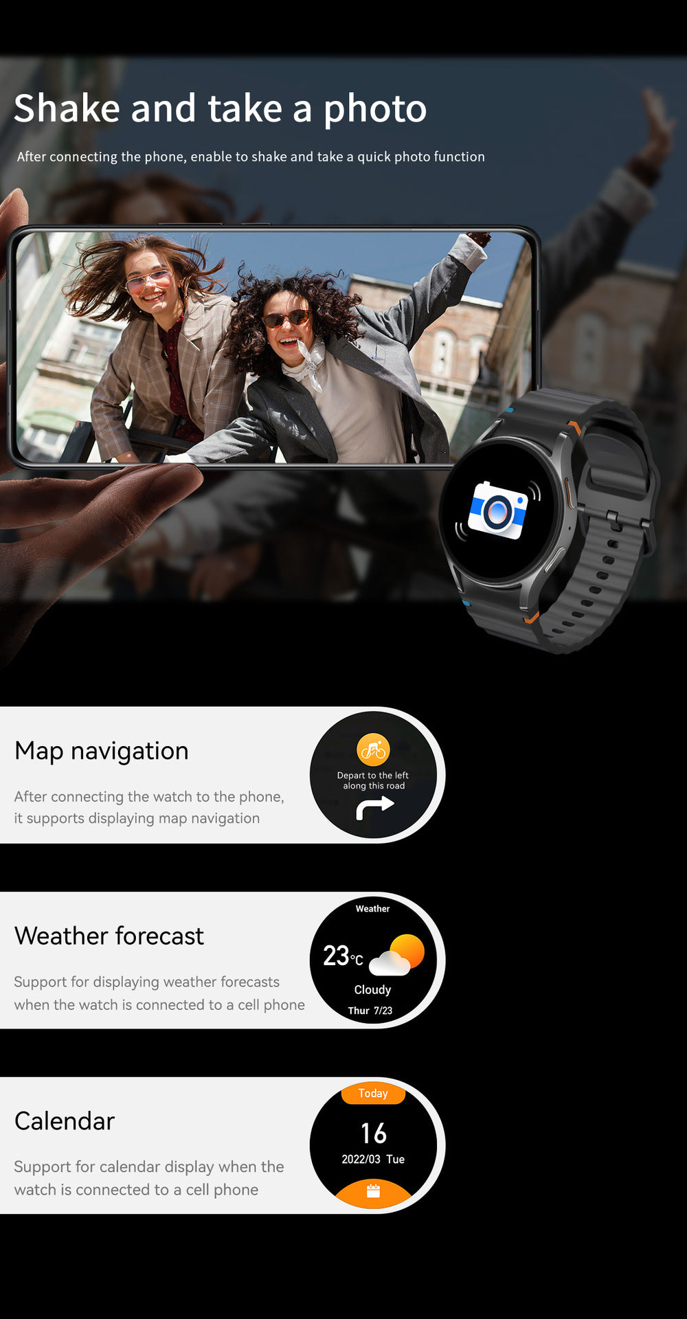 HD Watch7 Mini Smart Watch1.32inch Bluetooth call, heart rate monitor, pedometer, sleep monitoring, exercise tracker