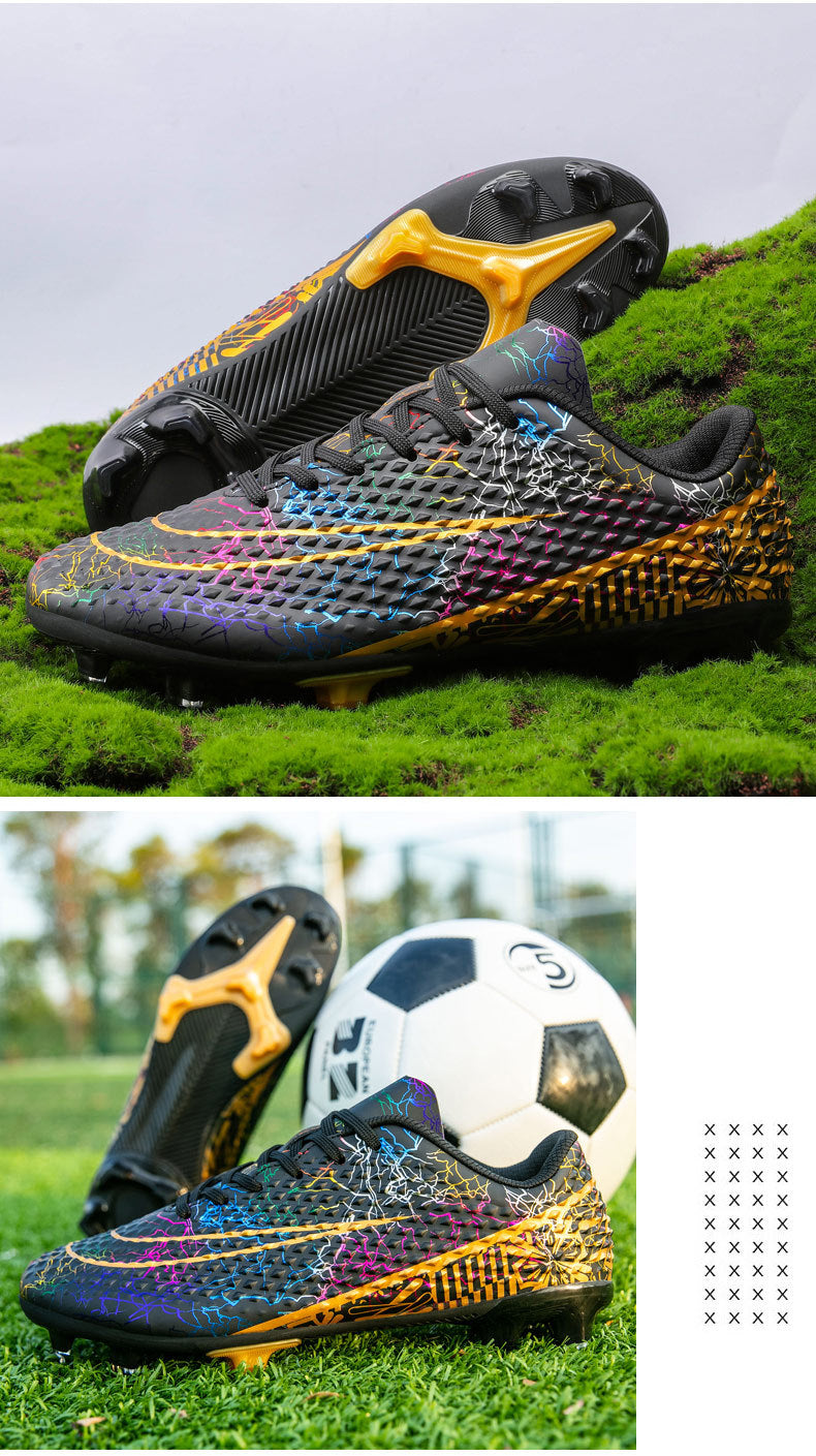 New professional football shoes for men and women AG Spike TF Broken Nail Youth Student Grassland Competition Training Shoes