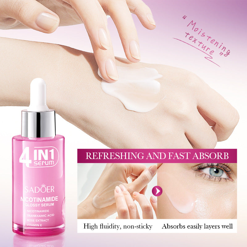 Niacinamide Radiance Serum SADOER Hydrating Moisturizing Essence Liquid Cross-Border Wholesale