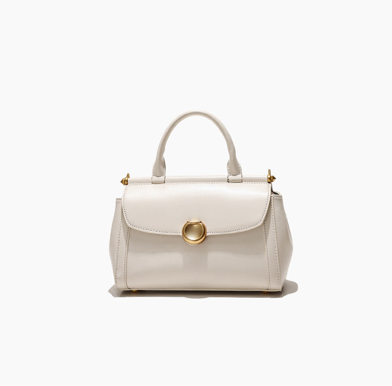 Vintage Simple Small Square Bag2025New Korean Style Personality Single Shoulder Bag Casual Crossbody Bag High-end Niche Handbag