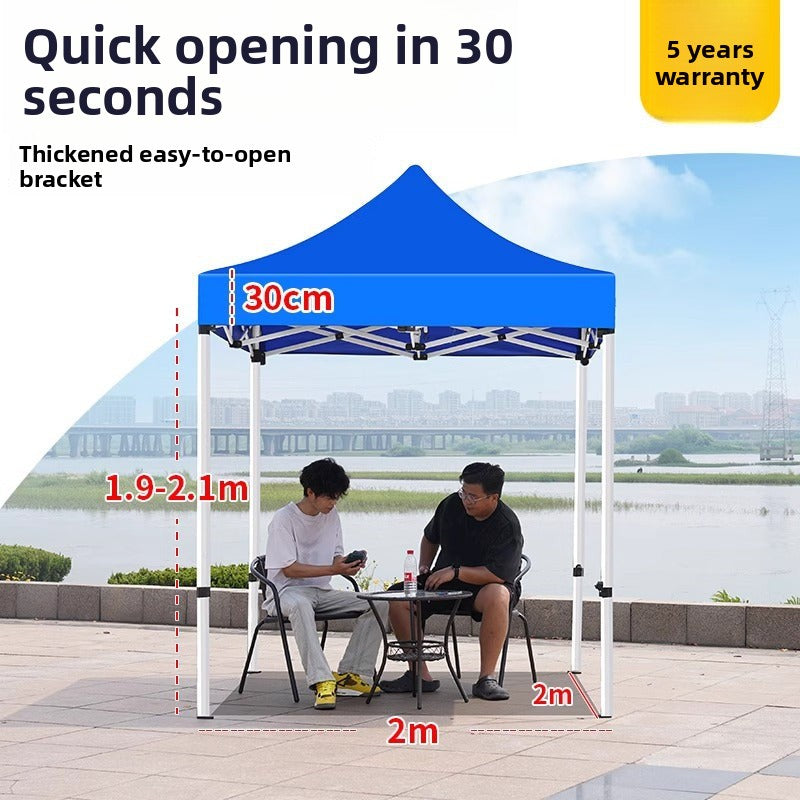 Four-Legged Rainproof Tent Four-Corner Sun Umbrella Outdoor Canopy Sunshade Stall Use Rain Cover Retractable Folding Tent