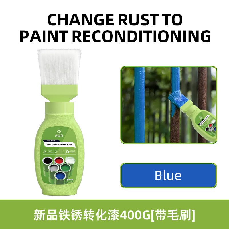 Water-based Anti-rust Paint Metal Paint Rust-free Rust Conversion Paint Color Steel Tile Renovation Rust Fixing Agent Multi-color Industrial Paint