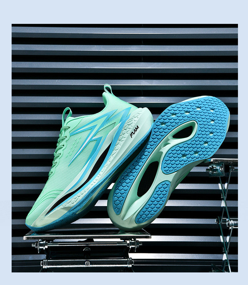 New Large Size Running Shoes Fei Ran4Carbon Plate Marathon Carbon Plate Men's and Women's Racing Body Side Training Sneakers