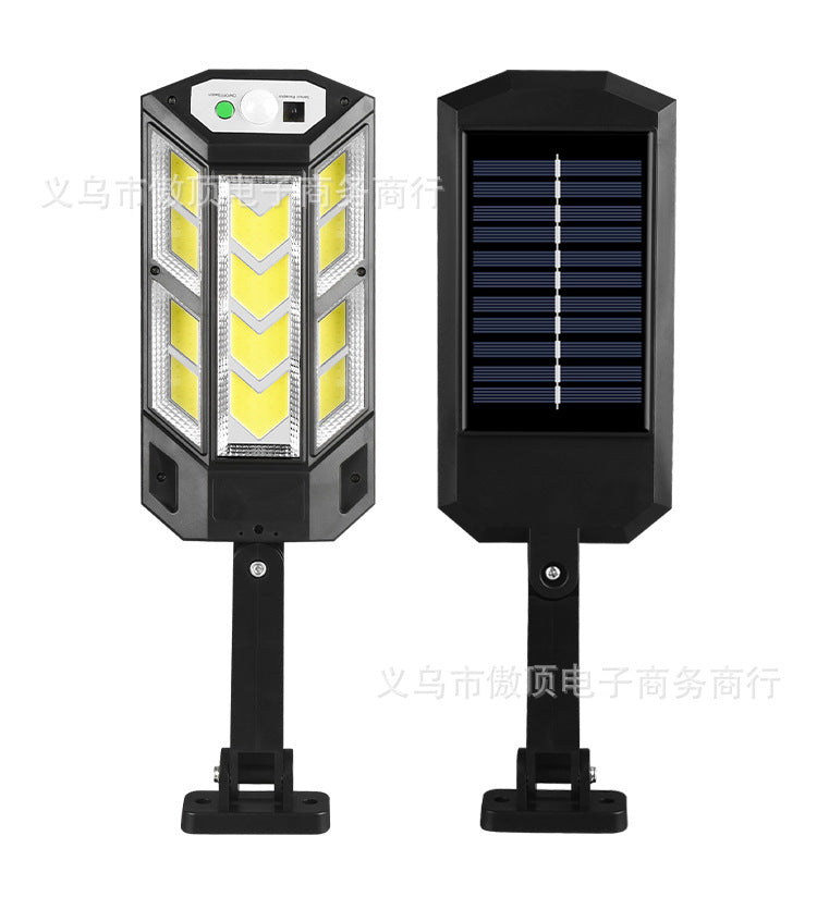 Step into the New Solar Light Outdoor Motion Sensor Light Waterproof Garden Light with Remote Control Garage Light LED Street Lamp