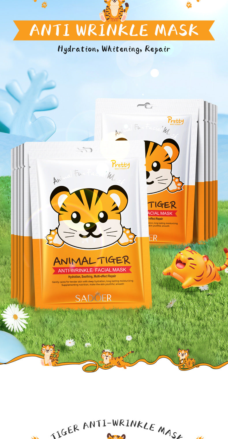 Animal Pattern Mask25g SADOER Hydrating and Moisturizing Skin Care Tablets for  Wholesale