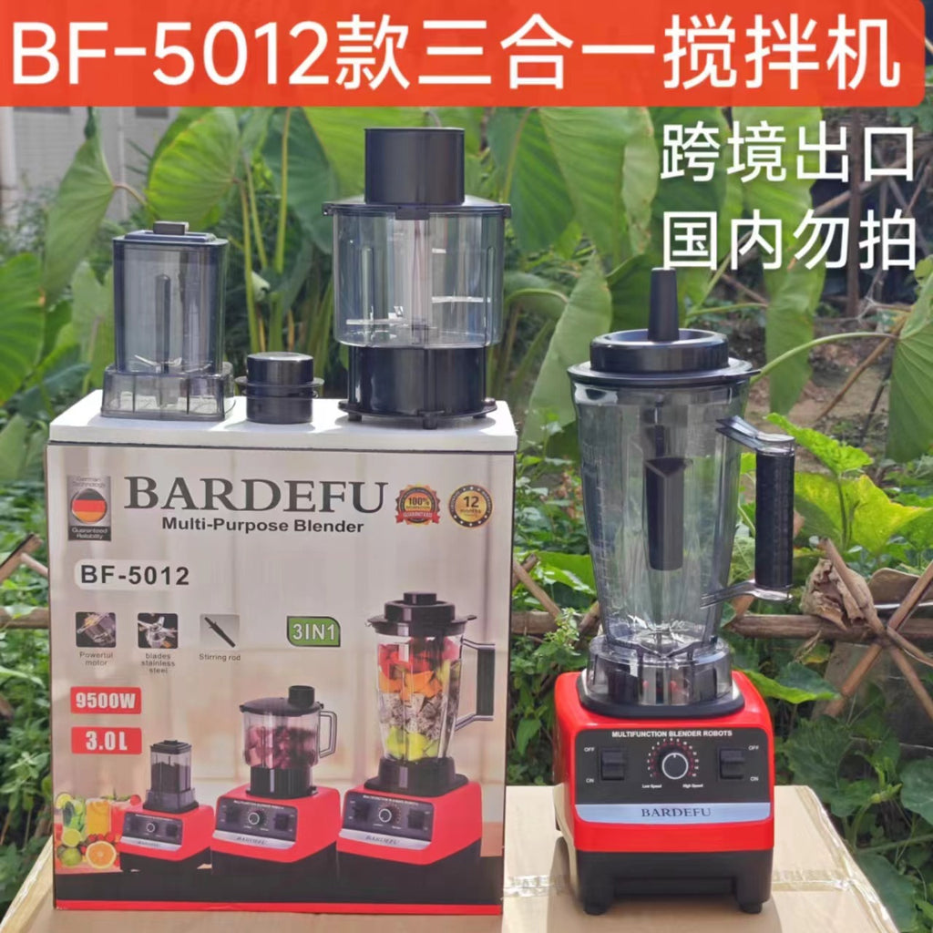 8in1blender Pure Copper Stainless Steel High-Power Meat Grinder Ice Crusher Juicer Blender with Dual Cup Design