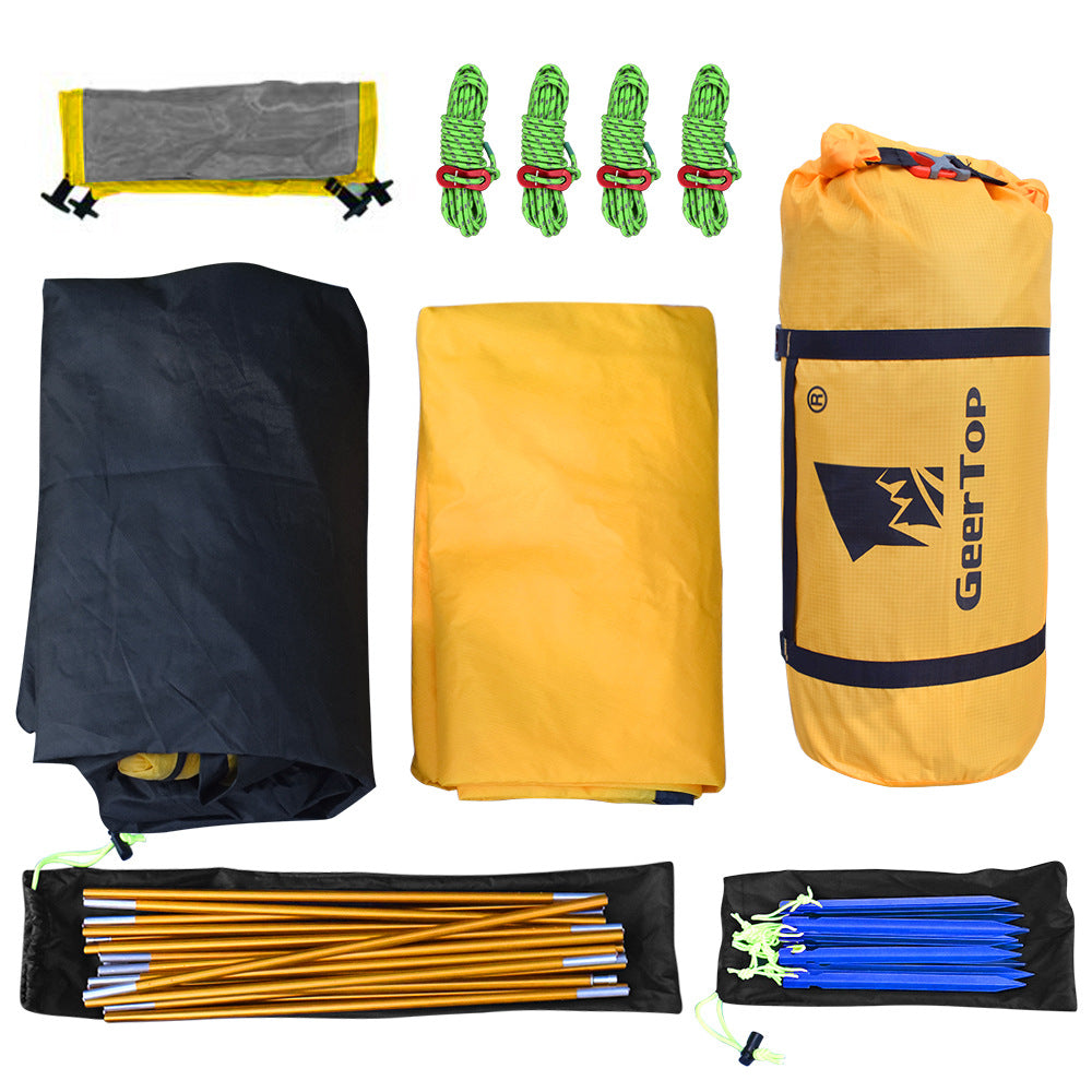 Dropshipping Tents3-4Windproof and Rainproof Portable Lightweight Ultralight Tent for Outdoor Camping