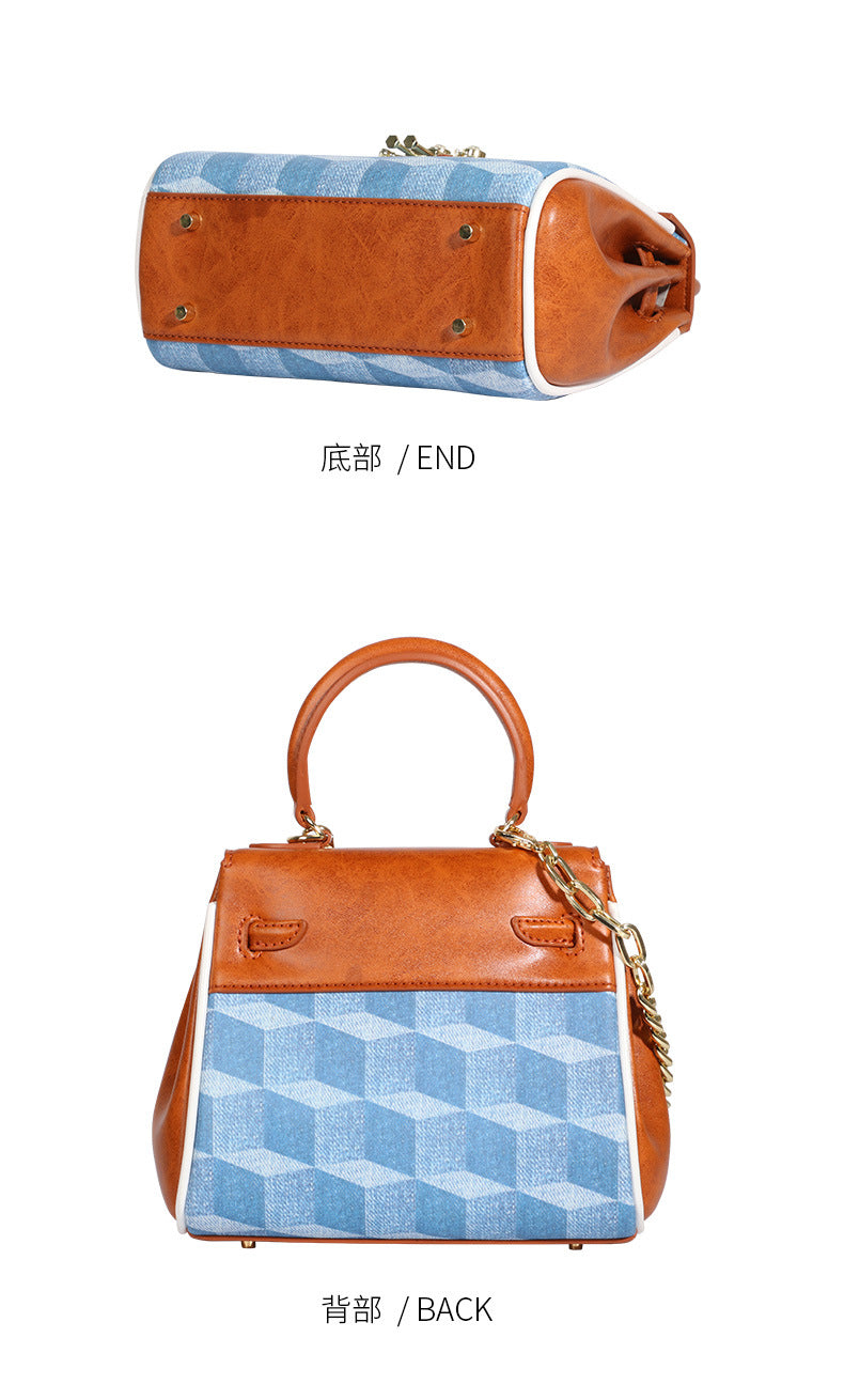 Internet Celebrity Kelly Small Square Bag for Women, Fashionable New Simple Handbag, Student Shoulder Crossbody Bag, Trendy Women's Bag Wholesale