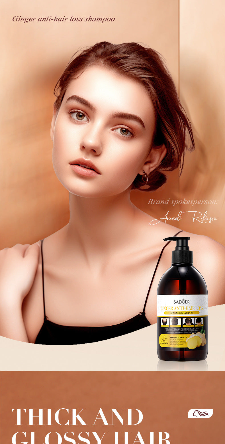 Ginger Anti-Hair Loss Shampoo500ml SADOER Plant Shampoo  Wholesale