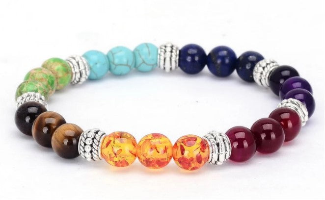 108Pink Quartz Bracelet Lotus Lucky Tree Pendant Labradorite Braided Bracelet Agate Tiger Eye Elastic Bracelet