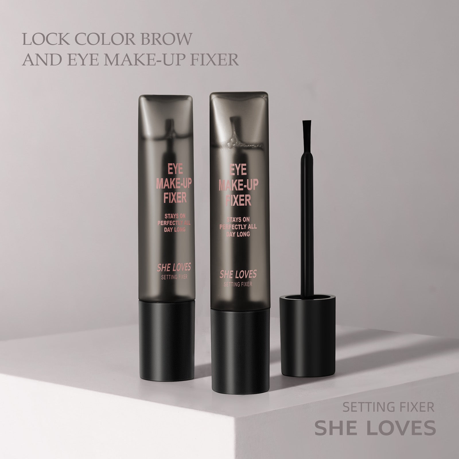 Eyebrow and Eye Makeup Raincoat Eyebrow Eyelash Eyeliner Long-lasting Setting Waterproof Fixing Liquid Transparent Eyebrow Eyelash Raincoat
