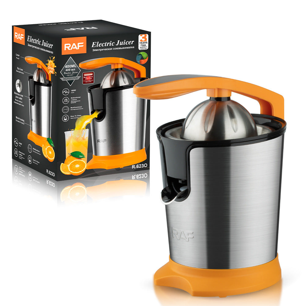 RAF EU Standard Freshly Squeezed Electric Orange Juicer Original Freshly Squeezed Pure Fruit Orange Juicer Fully Automatic Household Separator