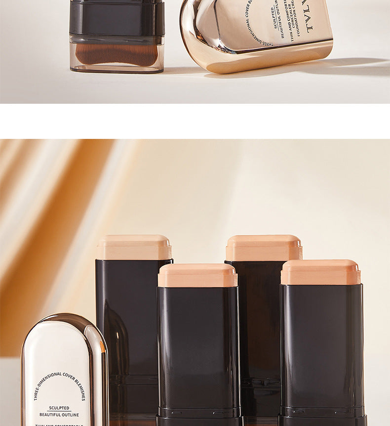 Eraser Double-ended Foundation Cream20g Concealer Moisturizing Long-lasting Makeup Removal Matte Lightweight Foundation