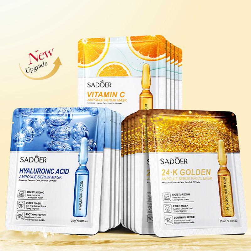 Ampoule Essence Mask SADOER Hyaluronic Acid Hydrating Vitamin C Moisturizing  Wholesale