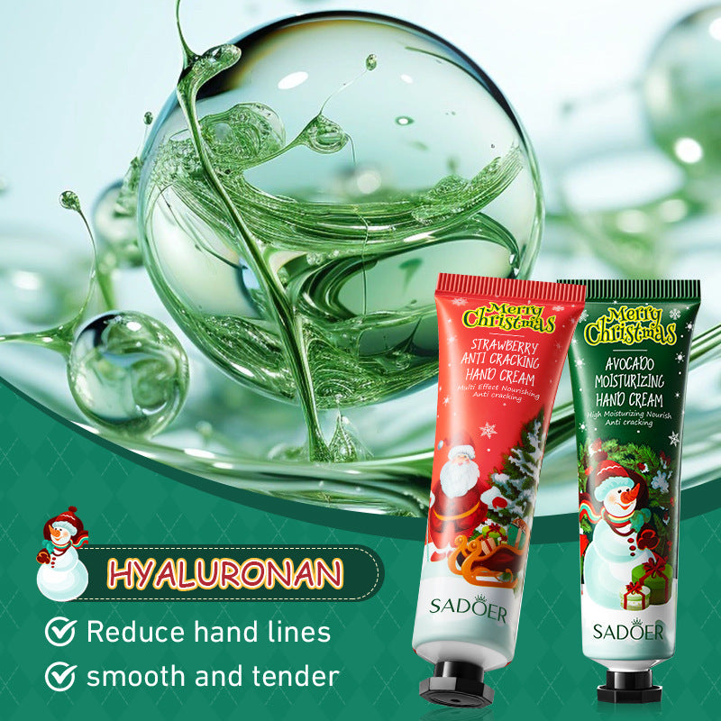 Christmas Moisturizing Anti-Chapped Hand Cream Five-Piece Set SADOER Autumn and winter hand cream  foreign trade wholesale