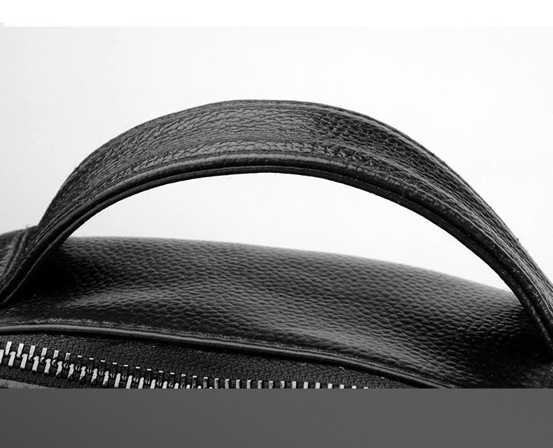 Fingerprint Unlock Men's Bag Genuine Leather Backpack Crocodile Top Layer Cowhide Business Travel Laptop Business Trip