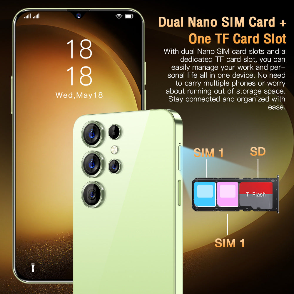 2025New Global Exclusive for Mobile Phones S23 Ultra Smartphone16+1T Digital Mobile Phone Source Factory