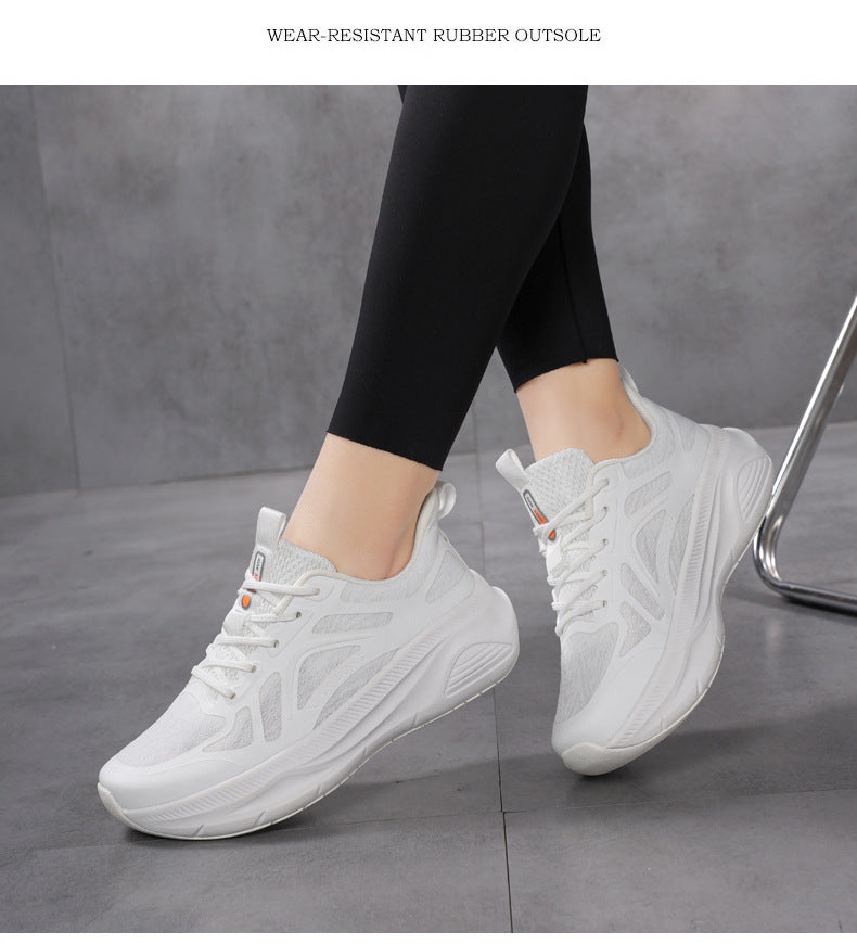 Professional Running Shoes for Men and Women, Spring and Summer New Soft Sole, Lightweight, Shock Absorption, Breathable, Jump Rope, Non-Slip, Marathon Walking Shoes
