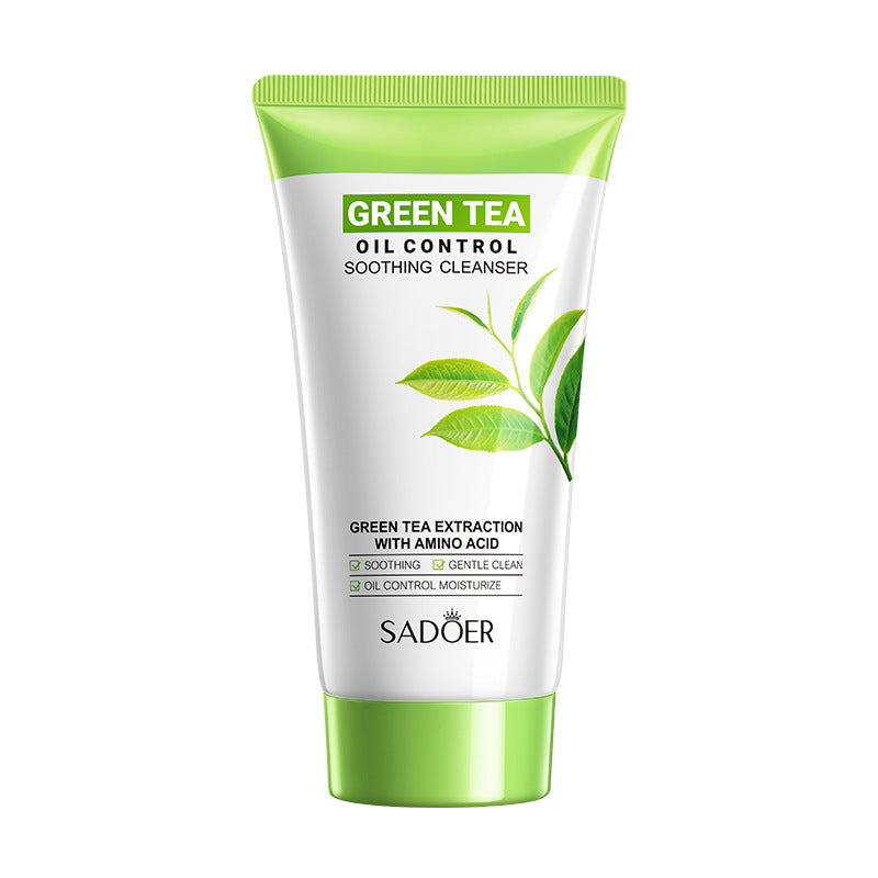 Facial Cleanser150g SADOER Green Tea Cleansing Peach Moisturizing Cleanser  Wholesale