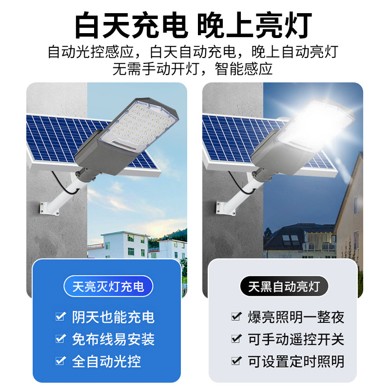 Newly Designed Super Bright Solar Lamp 100W 200W 300W 400W Solar Street Light Outdoor Waterproof LED Lamp Solar Power Supply