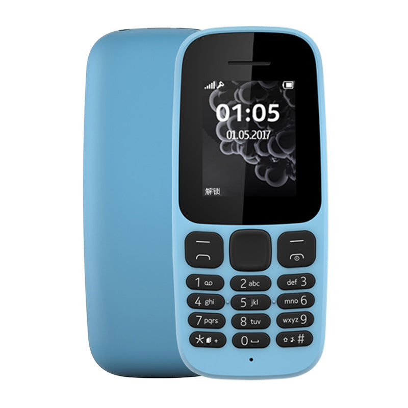 Popular105Elderly Phone2017Flat Button2G Functional phone loud GSM Dual SIM Elderly Phone Wholesale