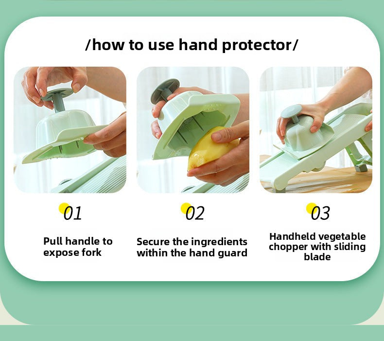Household Multifunctional Vegetable Cutter Fruit Slicer Kitchen Convenient Lemon Slicer Potato Shredder Vegetable Cutter