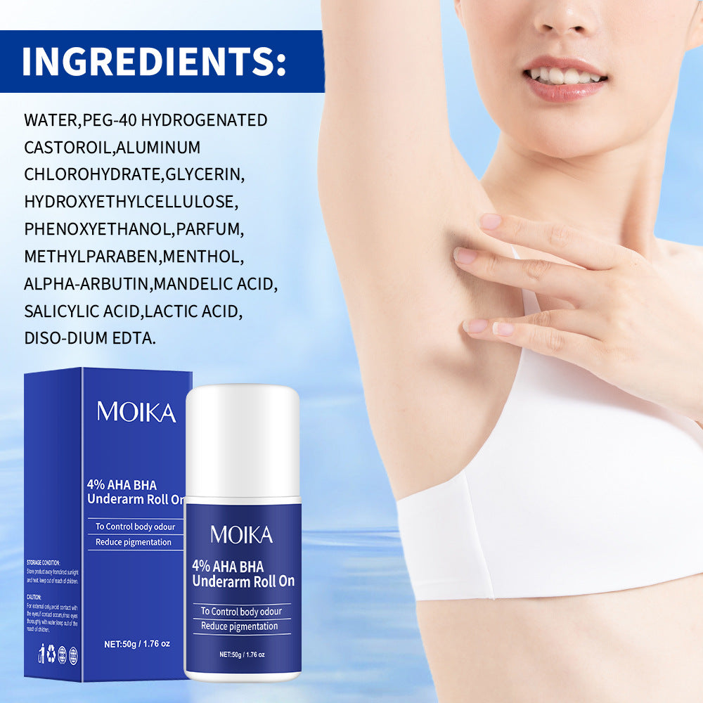 In Stock Underarm Deodorant Antiperspirant Salicylic Acid Roll-On Body Odor Eliminator Antiperspirant Deodorant