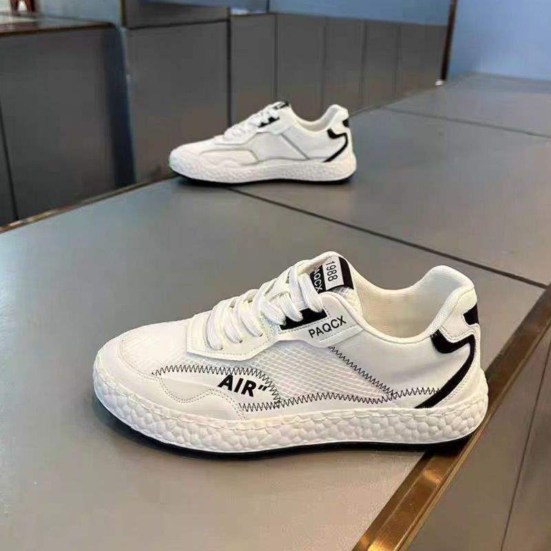 High-Value Couple Style Summer Breathable Trendy Shoes Internet Celebrity Genuine Round-Toe Casual Sneakers for Middle School Students