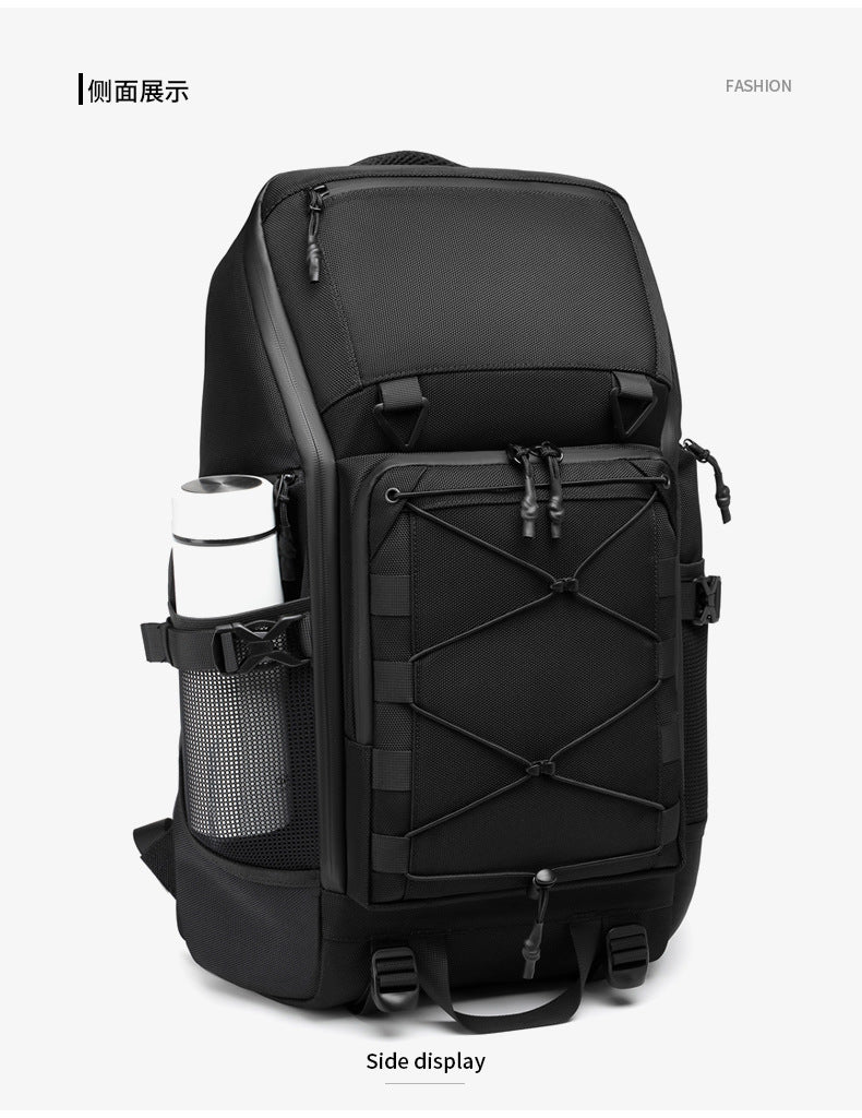 OZUKO Travel Backpack Men's Large Capacity Waterproof Outdoor Mountaineering Computer Backpack Camouflage Commuting School Bag