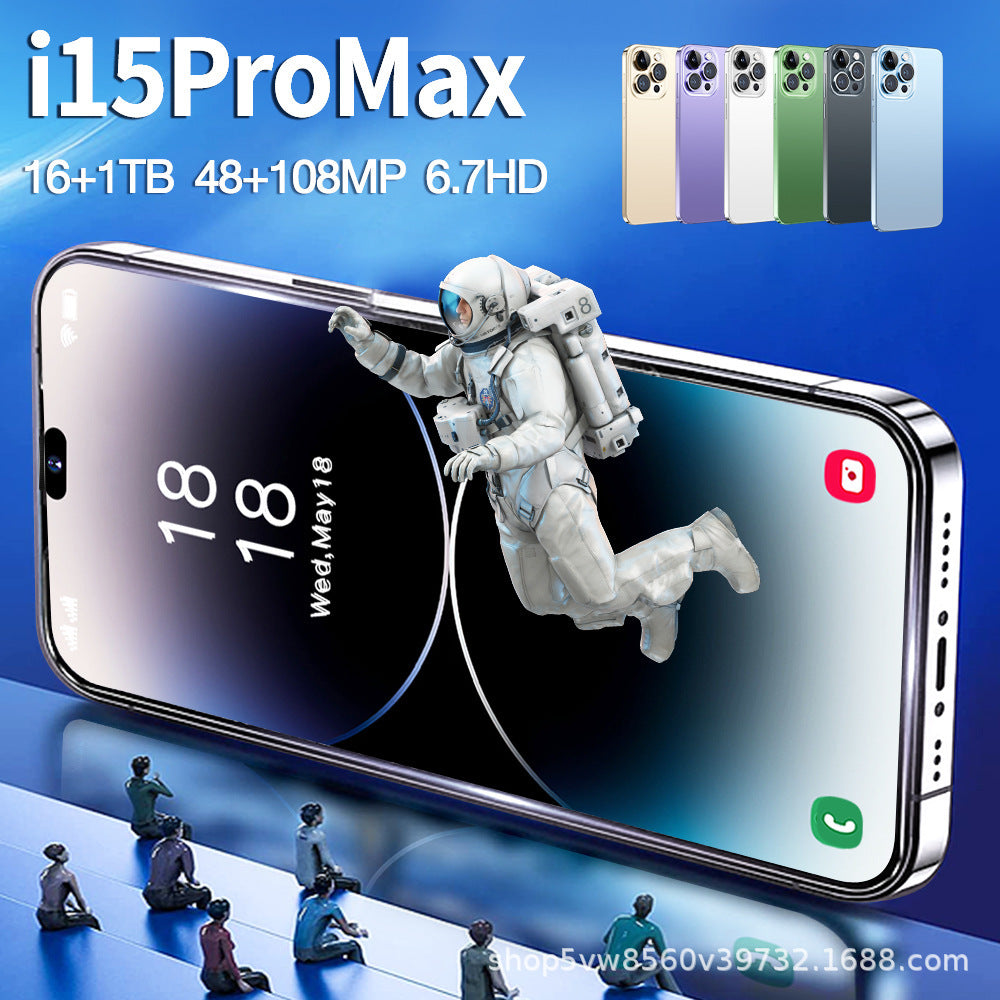 Activity Price New Smart All-in-One Device i15 ProMAX Mobile Phone16+1T Source Factory Straight Hair